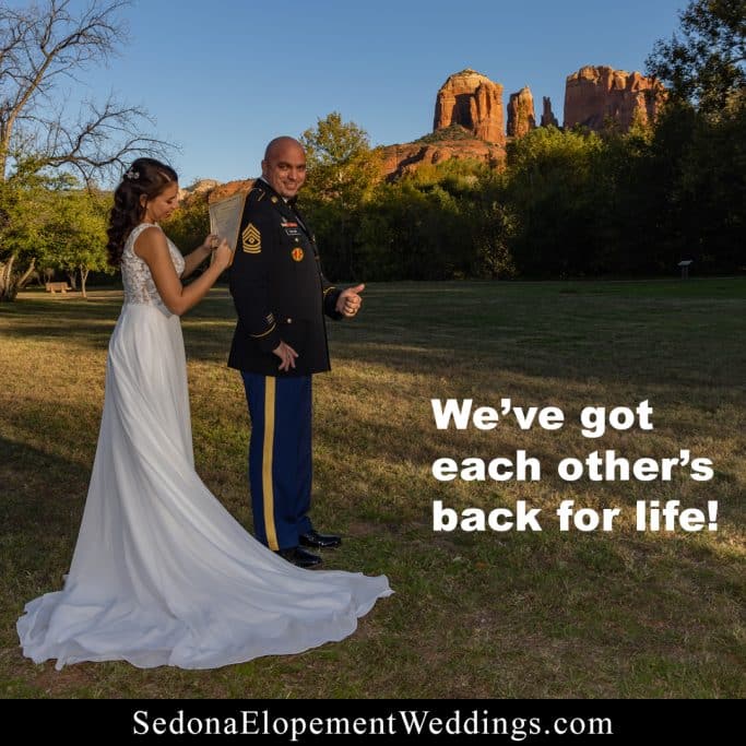 Sedona Wedding Ceremony site