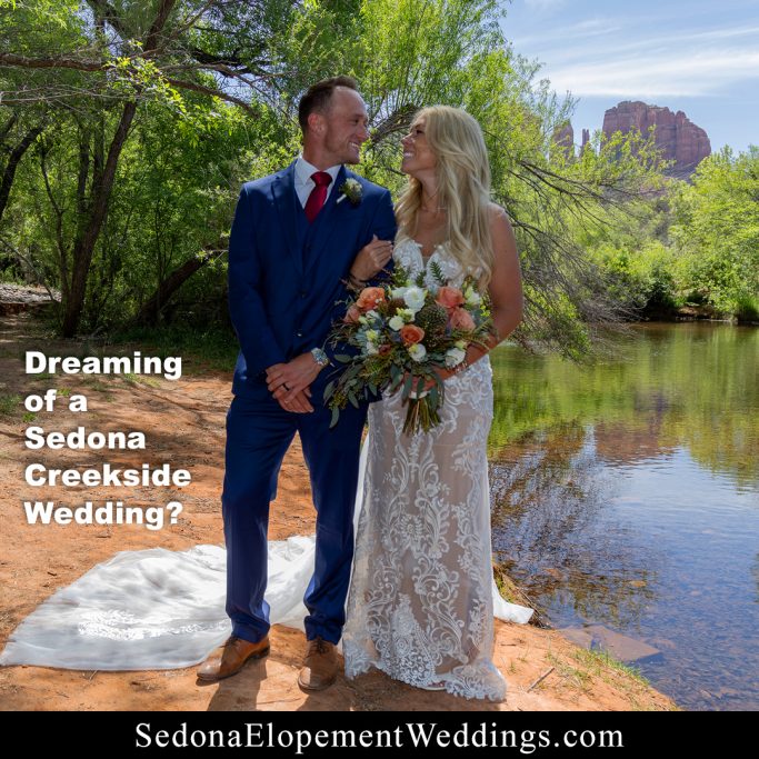 Sedona Creekside Wedding