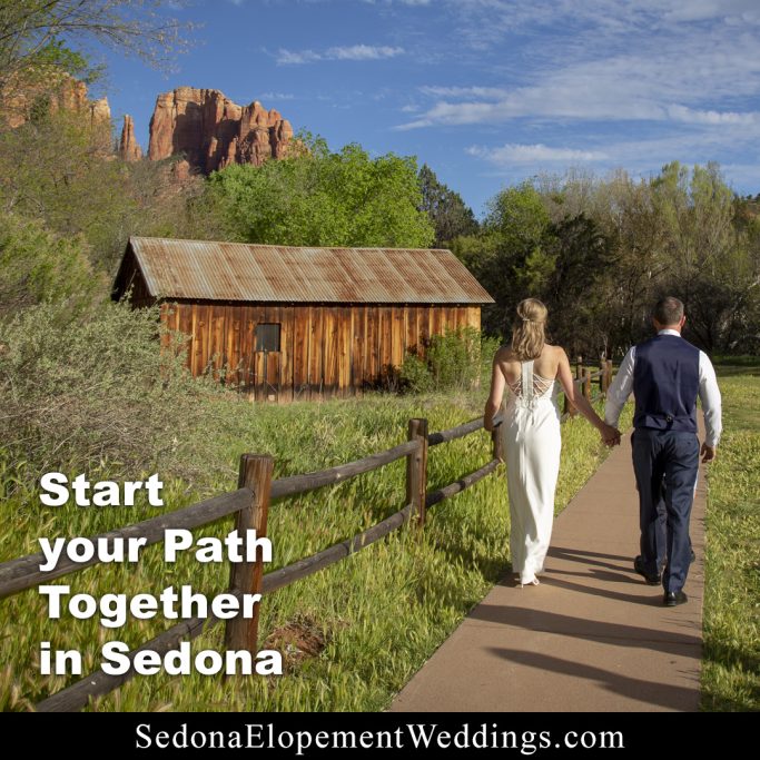 Sedona Elopement Wedding location