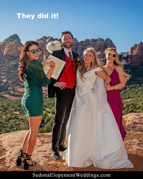 Marriage License Sedona Elopement Weddings